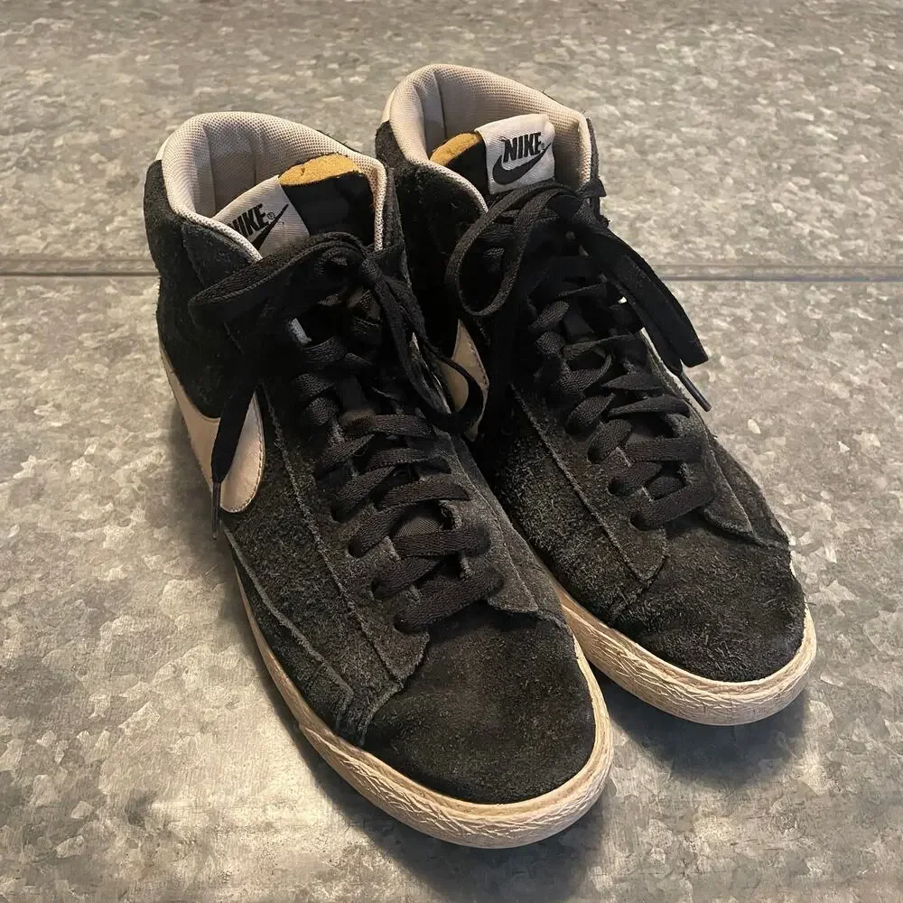 Nike Blazer Mid Premium Vintage 2014 High Top Mens 9 Sneakers Shoes 638261-011